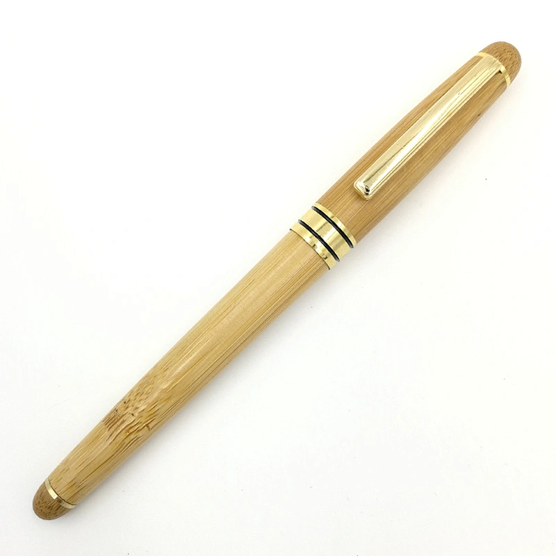 High quality luxury handmade bamboo rosewood roller pens custom logo wooden pen