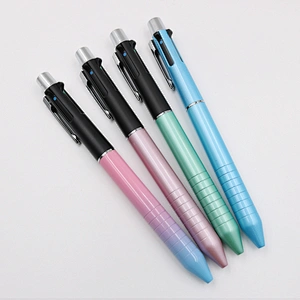 Promotional  Metal Ball Pen Multi Color With Custom Logo Ballpoint 4 In 1 Pen