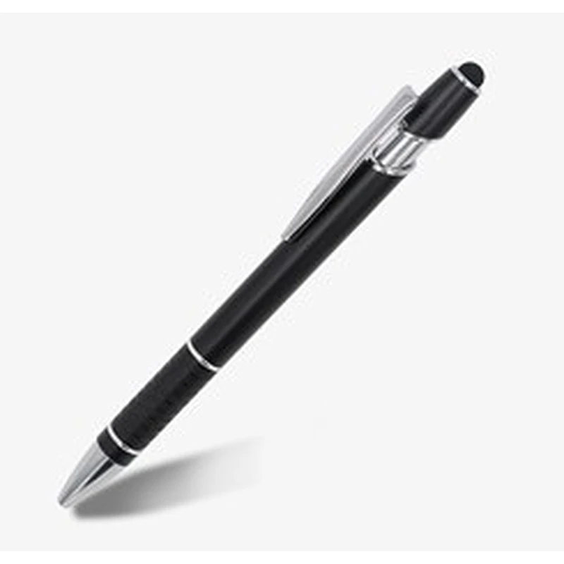 Hot Selling Promotional Metal Ballpoint Pens Stylus Soft touch Screen Pen 2 In 1 With Custom Logo