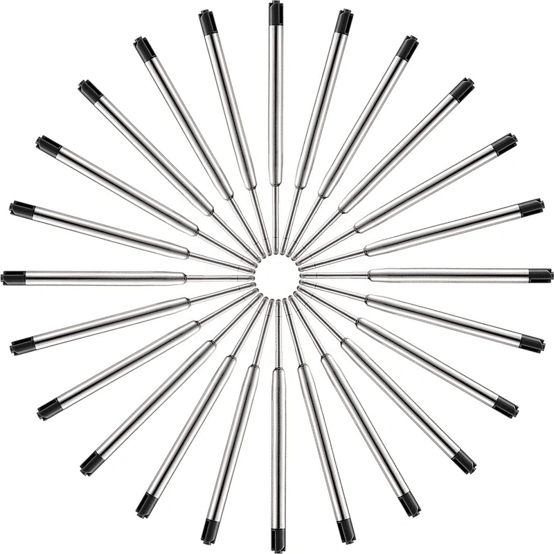 Professional Ballpen Jumbo Refill Replaceable Ballpoint Pen Refills Metal Pen Refill
