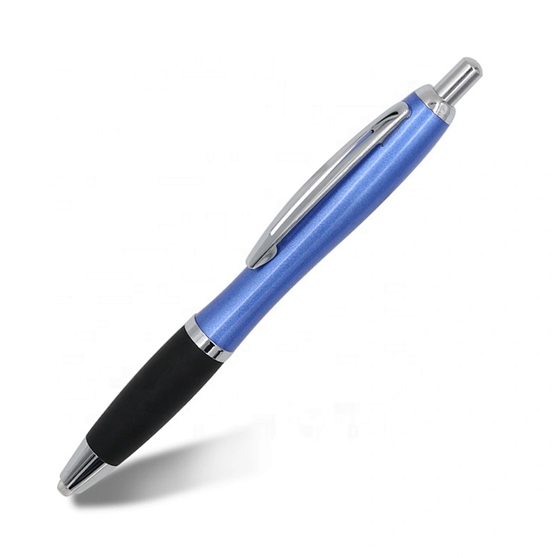 Click Metal Led Light Ballpoint Pen