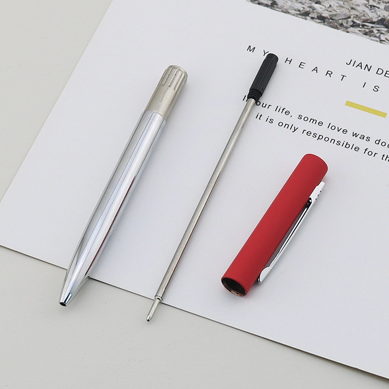 Stainless Steel Business Pen Ballpoint With Customer Logo Be Laser Engraved