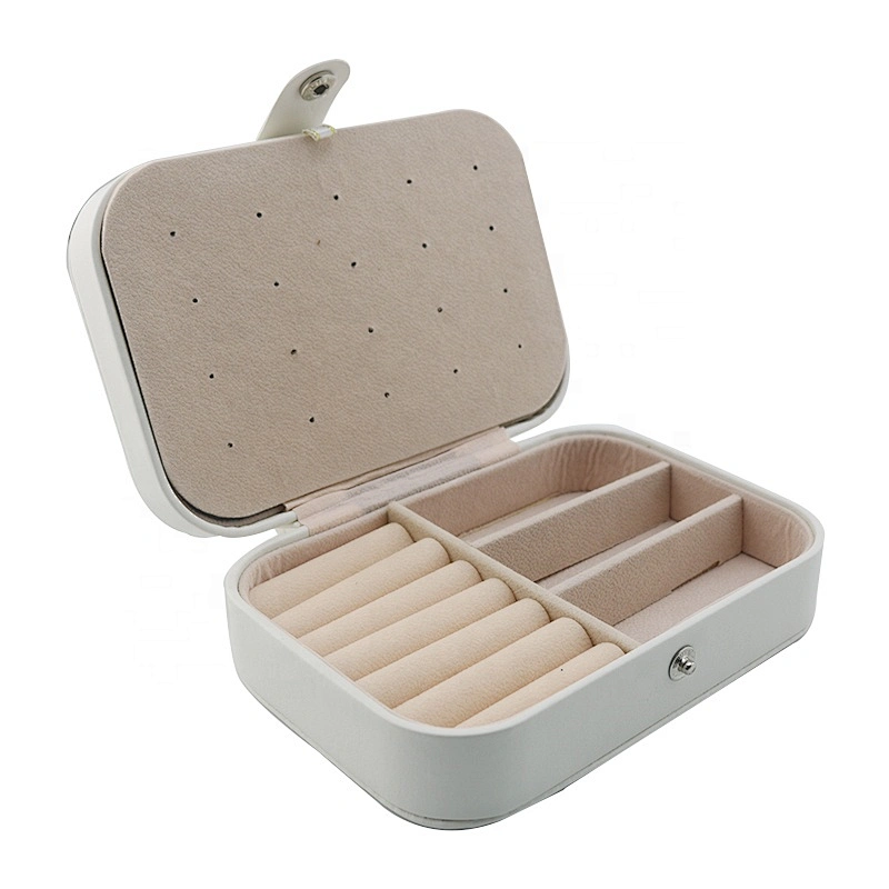 Wholesale eye catching crown cardboard pu leather jewelry ring box customized jewelry box jewellery box