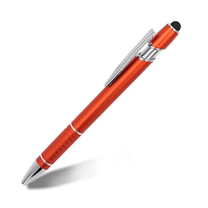Hot Selling Promotional Metal Ballpoint Pens Stylus Soft touch Screen Pen 2 In 1 With Custom Logo