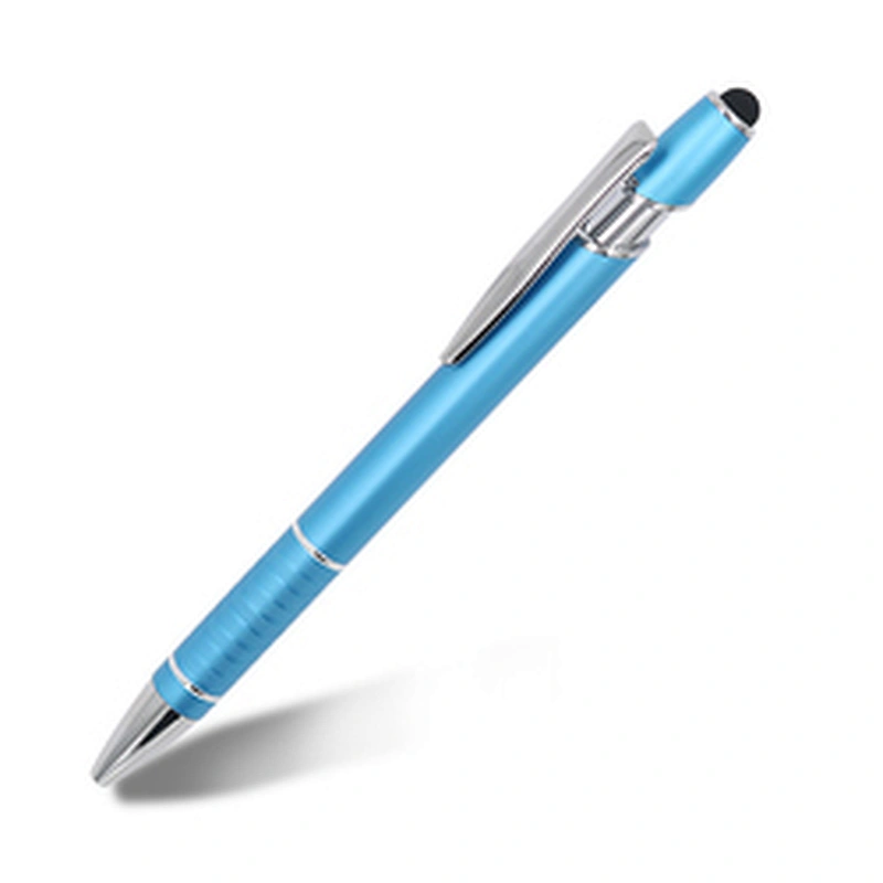 Hot Selling Promotional Metal Ballpoint Pens Stylus Soft touch Screen Pen 2 In 1 With Custom Logo