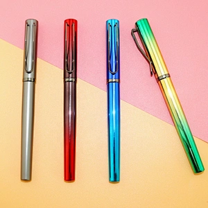 Eye-catching gradient custom  fountain pen cartridge ink fountain pen luxury fountain pens