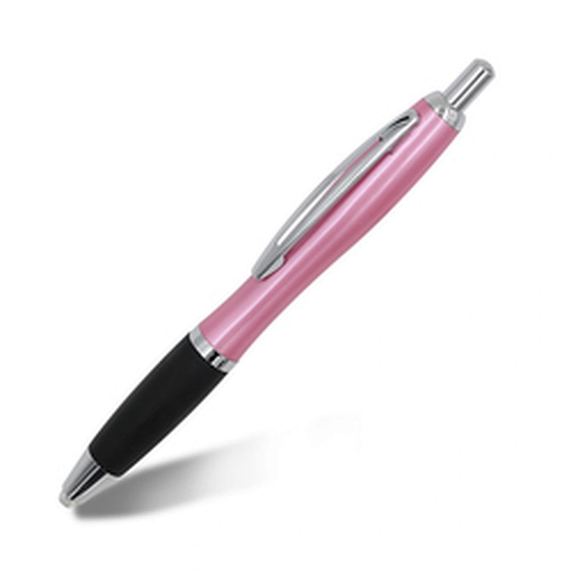 Click Metal Led Light Ballpoint Pen