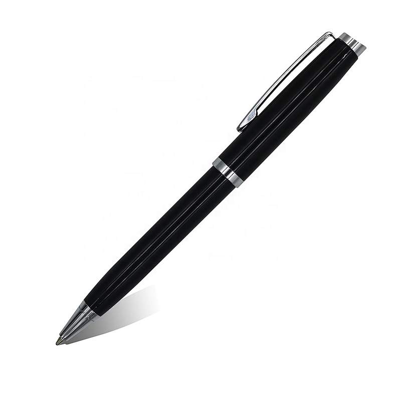 Hot sale stationary accessories pen luxury spinning branded metal ball pen for office and school