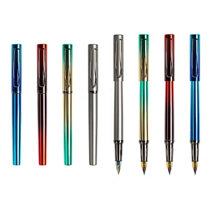 Eye-catching gradient custom  fountain pen cartridge ink fountain pen luxury fountain pens