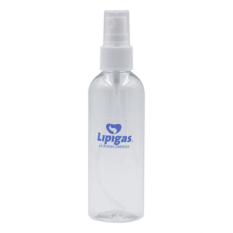 Ready to ship custom logo 100ml transparent plastic body spray bottle sprayer bottle for sanitizing spray  mist spray bottle