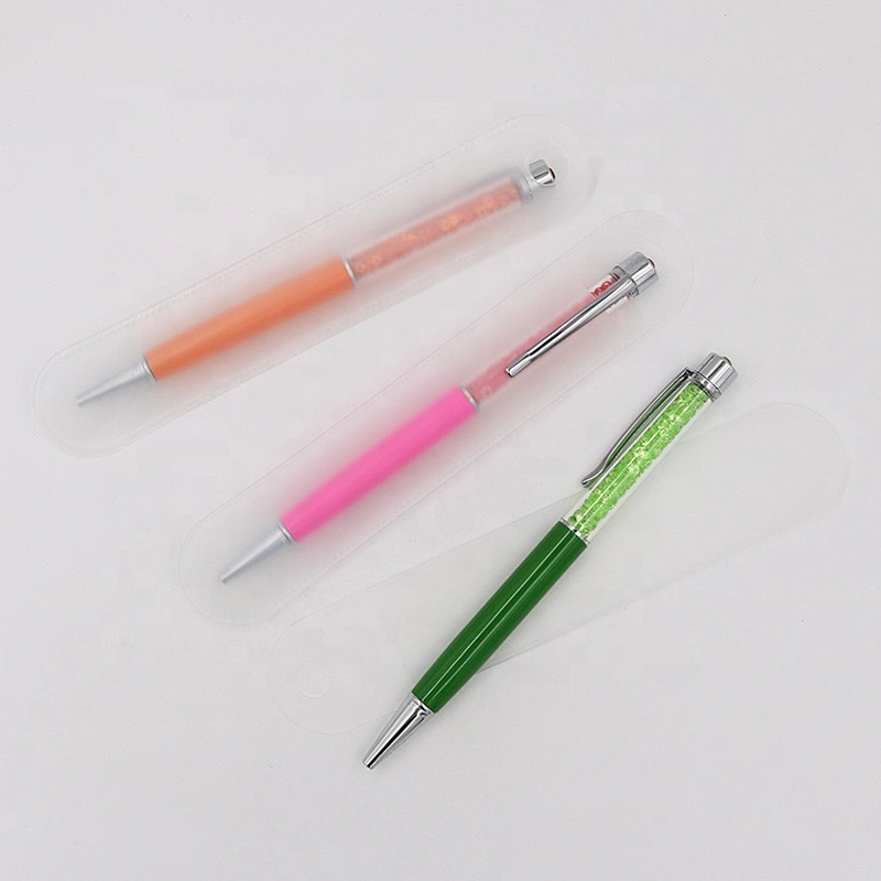 Cheap Soft Transparent Package For Pen, PVC Pen Bag