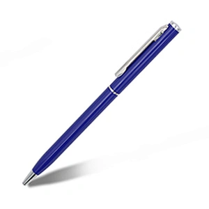 Hot sale Twisted design thin pen holder elegent metal pen custom logo multi color ballpoint pen