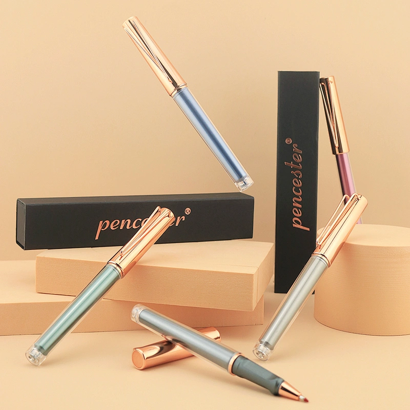 Hot Selling Customize Promotional Stationery Plastic 0.5mm Gel Ink gel Pen for School Office