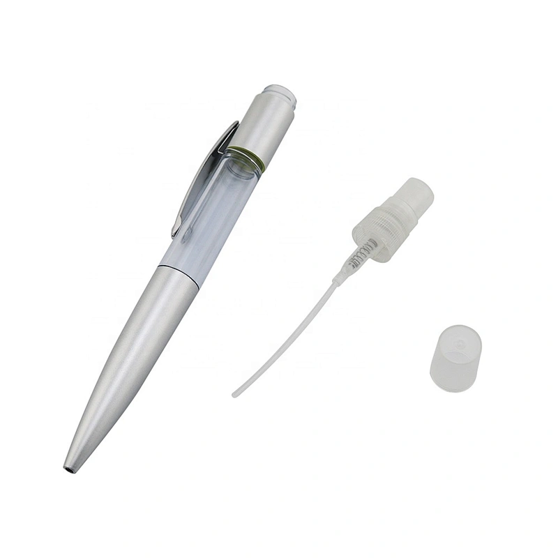 Empty 5ml plastic hand sanitizer spray pen in set alcohol perfume spray bottle spray pen