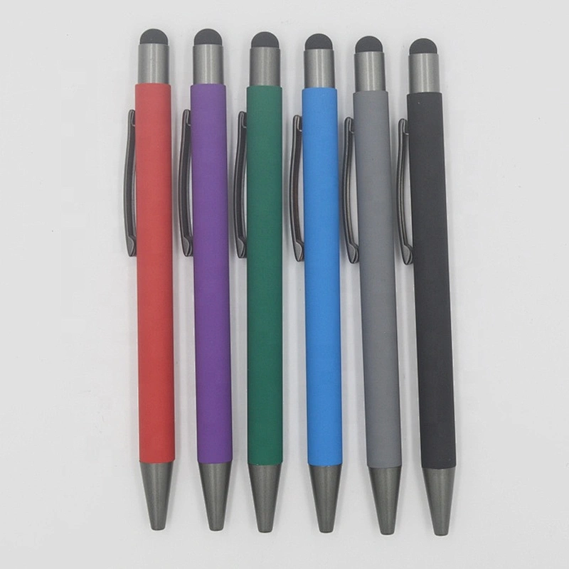 Hot Selling Promotional Pen Custom Logo Aluminum Pen Stylus Metal Pen With Custom Logo