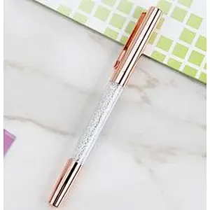 Popular promotional stylish office gift alpen gold clip ballpoint pen glitter crystal ball pen