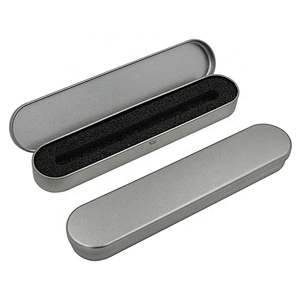 Superseptember Best Selling Custom Logo Pen Package Square Tin Pen Gift Box