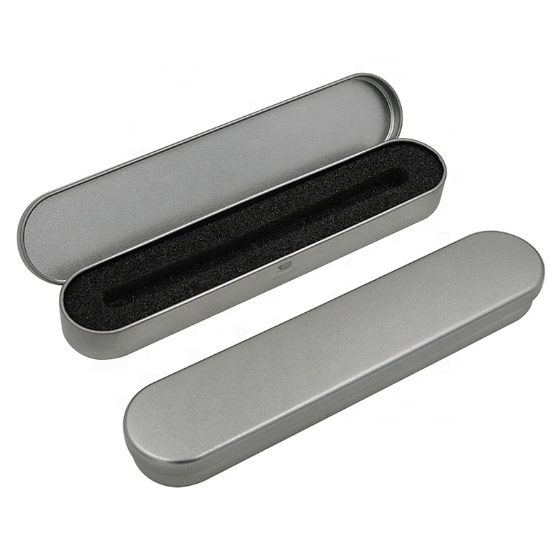Superseptember Best Selling Custom Logo Pen Package Square Tin Pen Gift Box