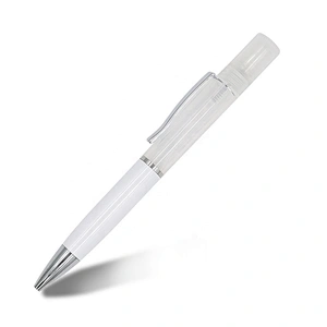 Semi metal pen with spray ,spray pen 10ml,pen with sanitizer spray