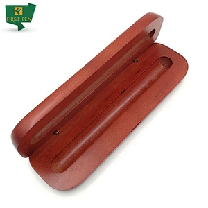 Wholesale  Rosewood Single Groove Wooden Pen Box With Hinge