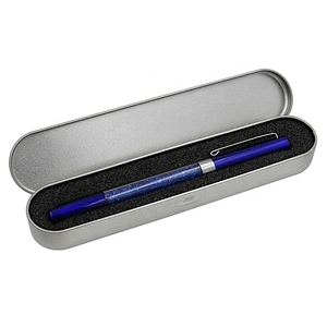 Superseptember Best Selling Custom Logo Pen Package Square Tin Pen Gift Box