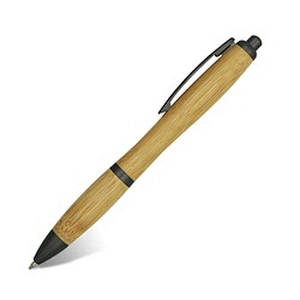 Hot sale cheap stationary accessories pen click bamboo ball pen Eco friendly wood pen logo customized