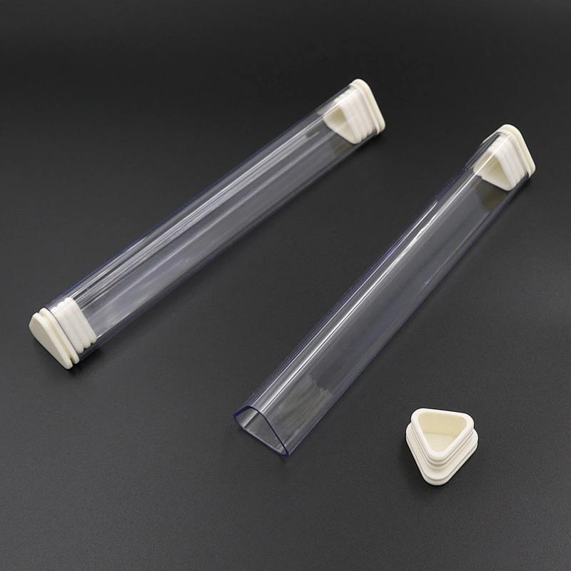 Factory Sales Triangle Pen Box  Transparent Packing Pen Case Box