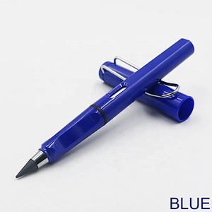 Eye catching assorted colors plastic 2B inkless pencil endless pencil printing pencil with logo