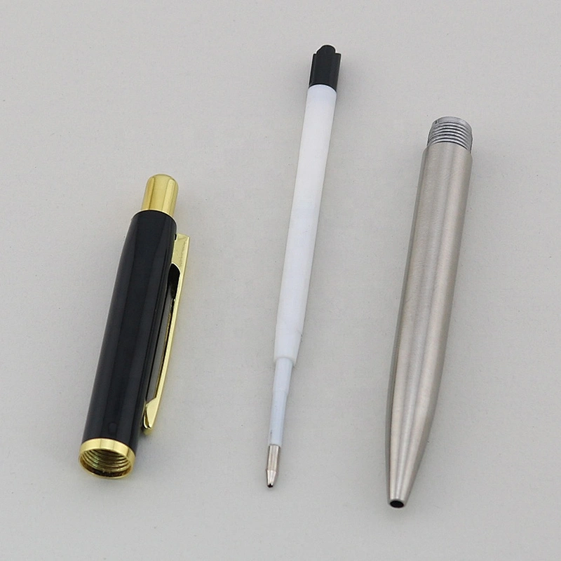 Stainless Logo Pen Customer Printed Logo Pen Hotel Slim Metal Pen
