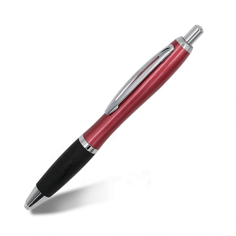 Click Metal Led Light Ballpoint Pen