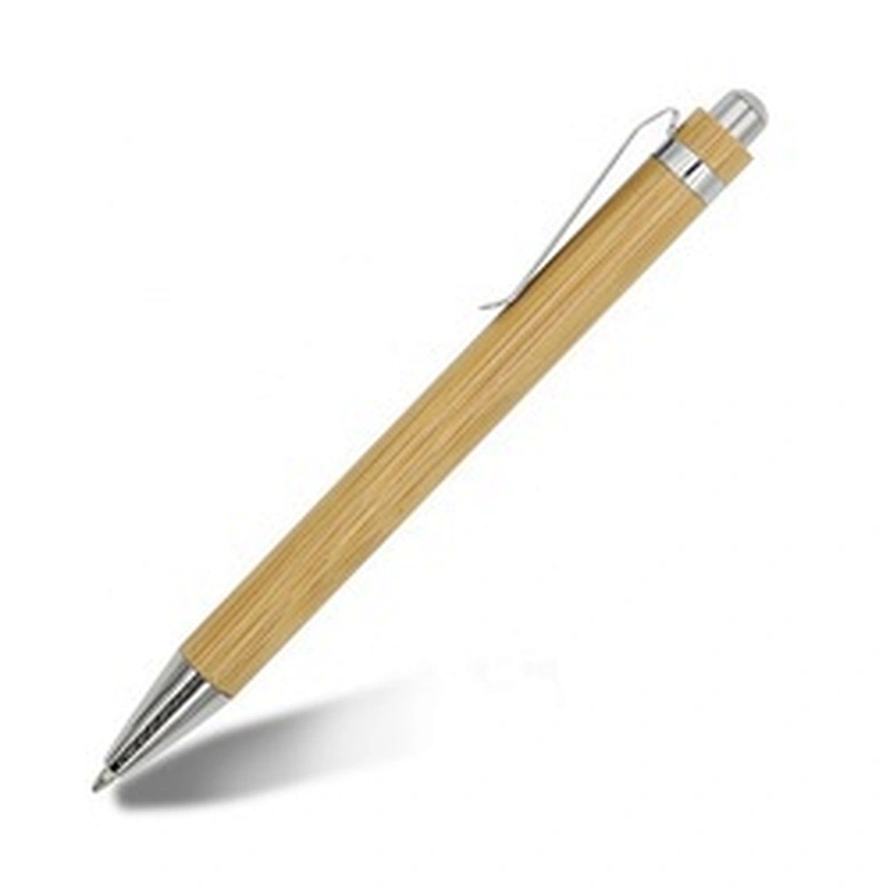 2022 Promotional Customized Bamboo Ball Pen Eco Friendly Engraved Bamboo Ballpoint Pen With Logo