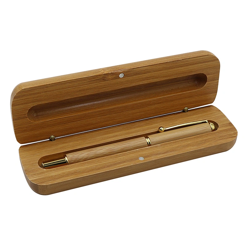 Classic Promotional Bamboo Pen set custom pens logo printed bamboo pens bamboo gift set