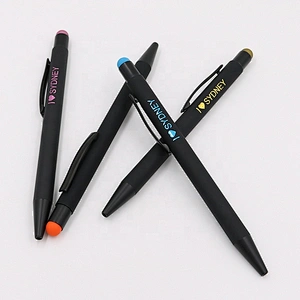 Super September New Matching Colorful  Laser Logo Soft Stylus Pen