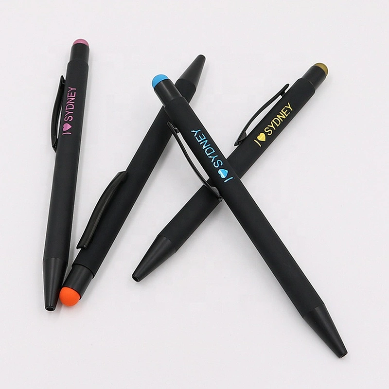 Super September New Matching Colorful  Laser Logo Soft Stylus Pen