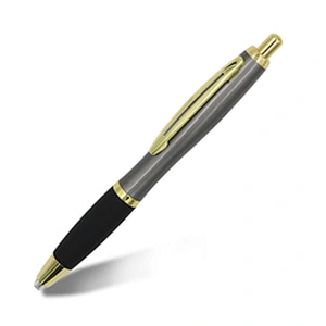Click Metal Led Light Ballpoint Pen