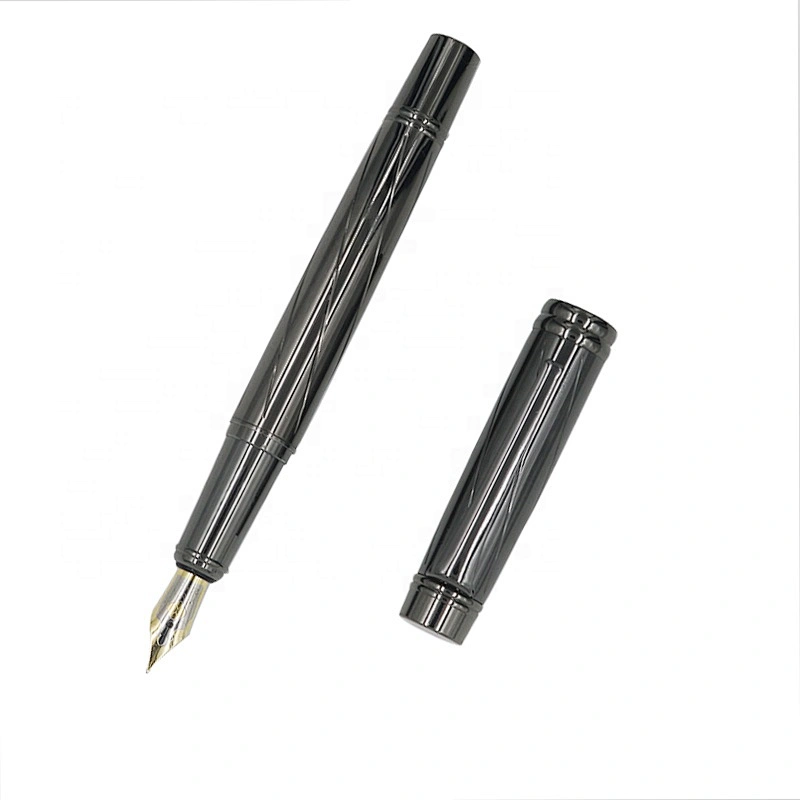 First Gifts luxury heavy fountain  pen large OEM logo fountain pens ink