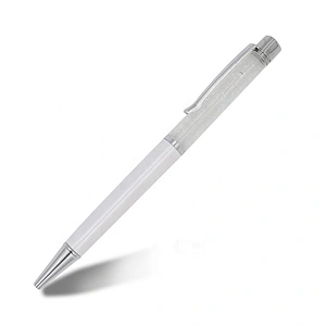Wedding gifts triangular metal ball pen with logo girl pen liquid floating pen