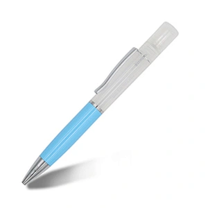 Semi metal pen with spray ,spray pen 10ml,pen with sanitizer spray