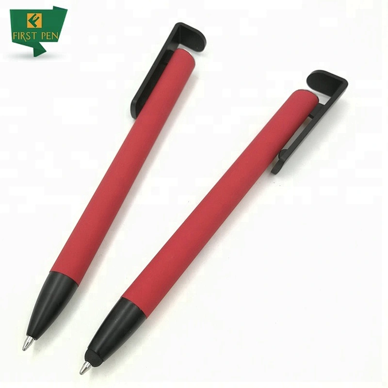 New 2 in 1 promotional gift multifunctional pen phone holder pen with stand