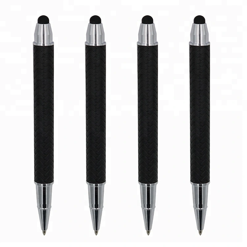 Luxury  Hot Selling Friends Gift Carbon Fiber Signature Metal Ball  Pen