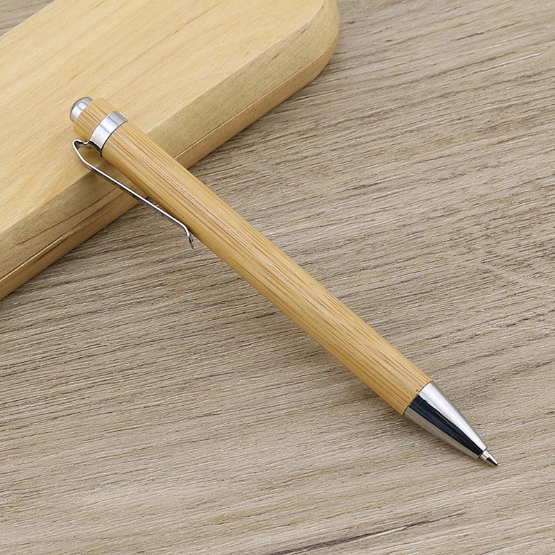2022 Promotional Customized Bamboo Ball Pen Eco Friendly Engraved Bamboo Ballpoint Pen With Logo