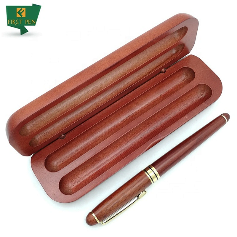 Wholesale Luxury Wood Double Pen Box Set For High End Pen
