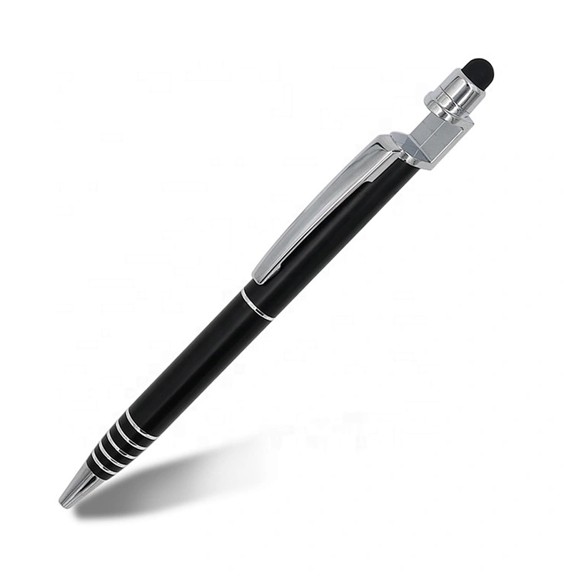Click Promotional Premium Mettal Ball Pen Mobile Phone Holder Stylus Pen