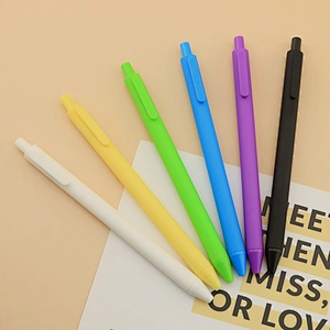 Cheap plastic office and school 0.5mm custom gel pen