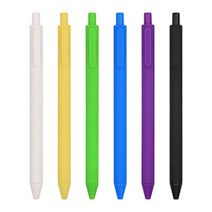 Cheap plastic office and school 0.5mm custom gel pen