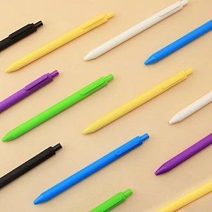 Cheap plastic office and school 0.5mm custom gel pen