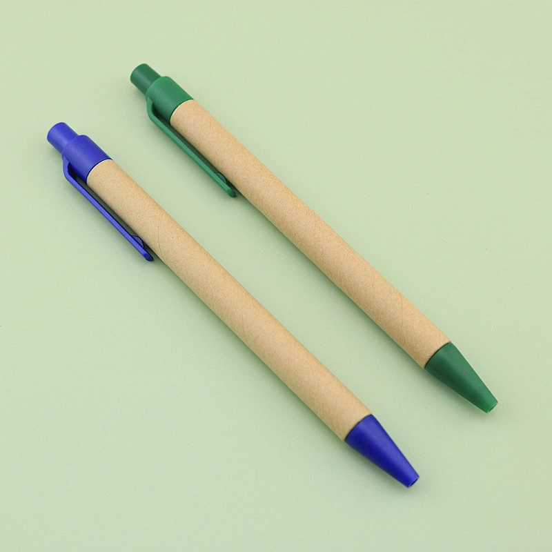 Cheap custom logo eco-friendly paper pen