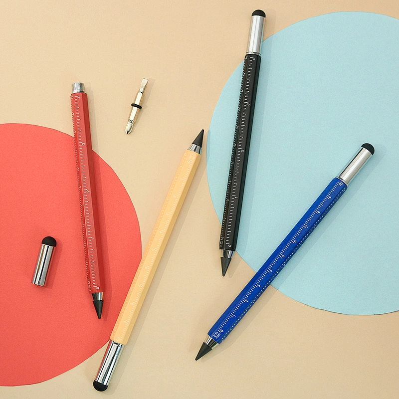practical screwdriver ruler inkless Pencil metallic erasable signing eternal pencil forever pencil for drawing