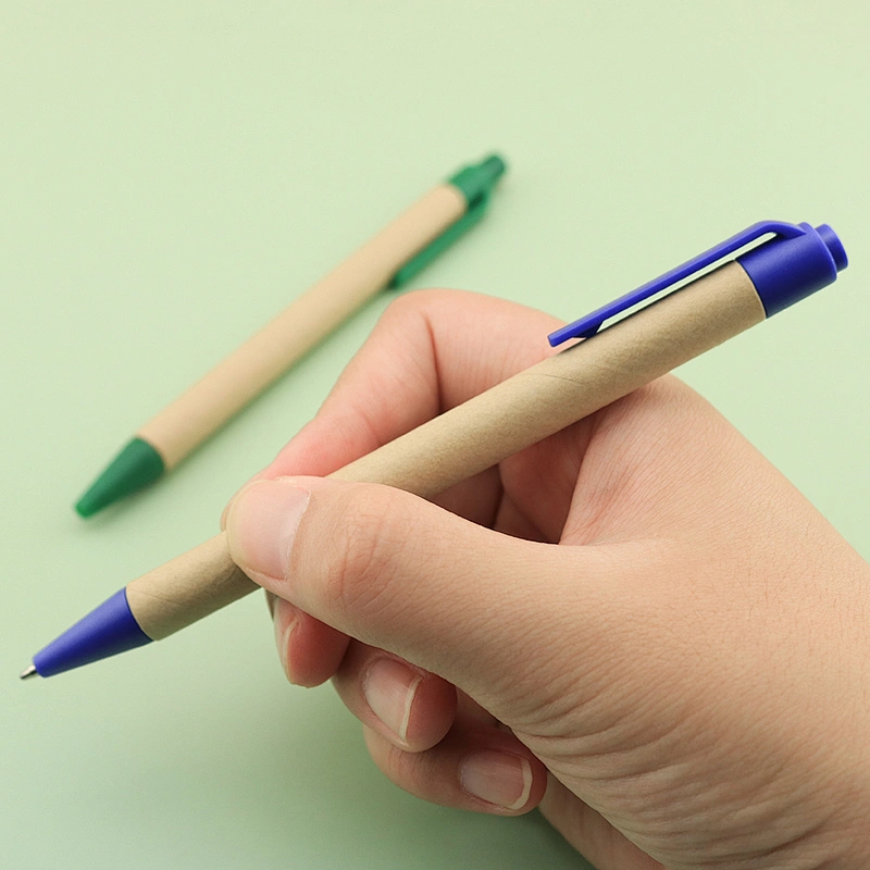 Cheap custom logo eco-friendly paper pen