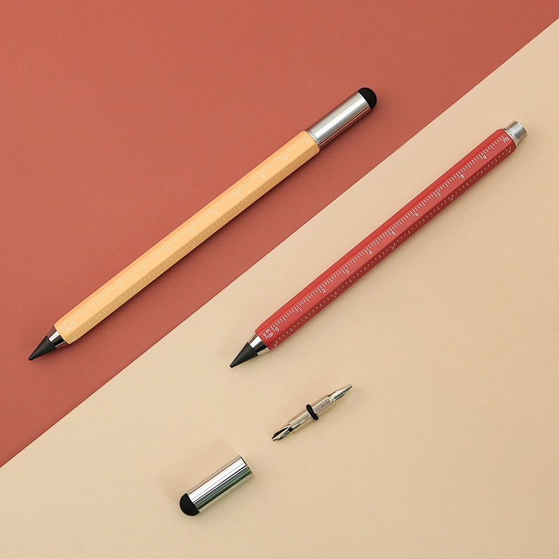 practical screwdriver ruler inkless Pencil metallic erasable signing eternal pencil forever pencil for drawing